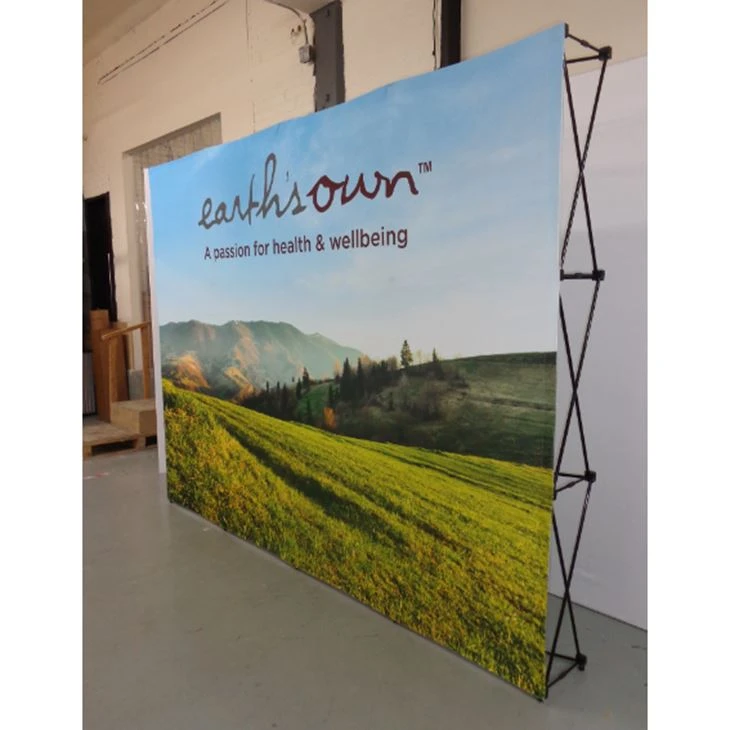 Black Back Polyester Display Fabric 260gsm