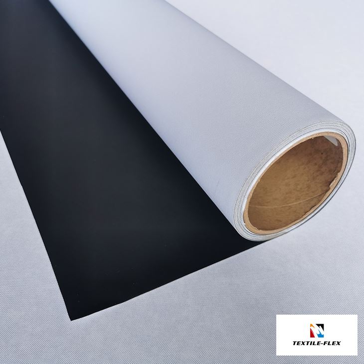 Black Back Display Blockout Banner Fabric
